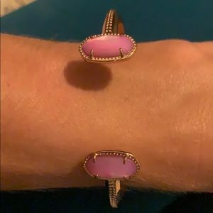 Kendra Scott pink and rose gold bracelet